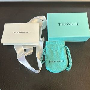 Tiffany & Co ring box and pouch